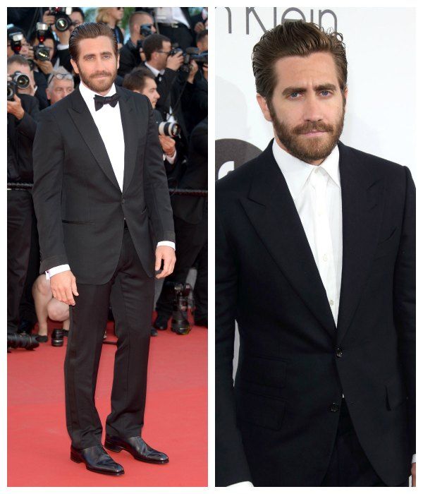 Jake Gyllenhaal, de fiesta pero sin pajarita, en la fiesta organizada por Calvin Klein en Cannes.
