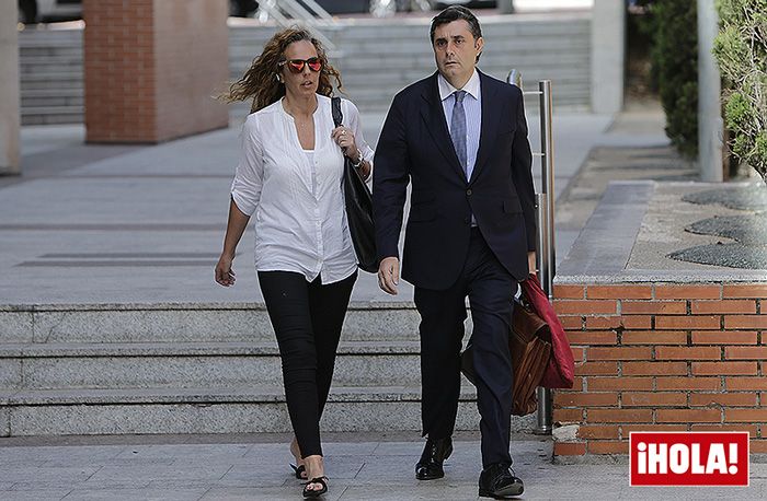 Rocío Carrasco y su abogado Javier Vasallo