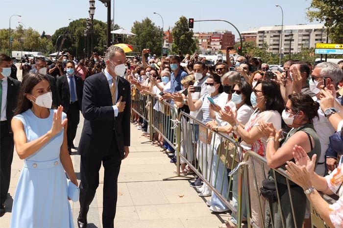 Los reyes Felipe y Letizia