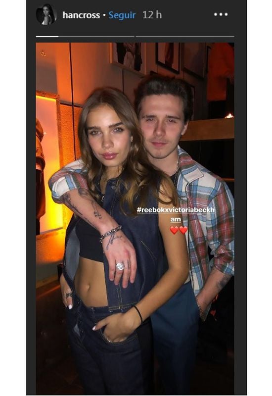 Hana Cross y Brooklyn Beckham