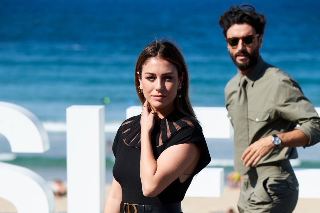 Javier Rey y Blanca Suárez en la presentación de 'El Verano Que Vivimos' en la 68ª edición del Festival de San Sebastián en 2020