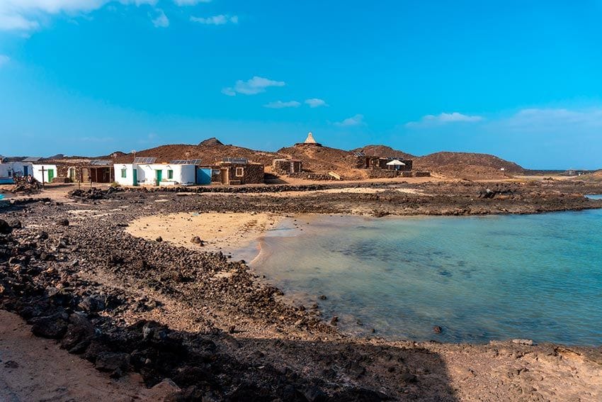 El Puertito, isla de Lobos, Fuerteventura