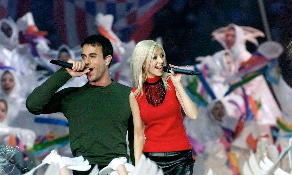 christina aguilera y enrique iglesias