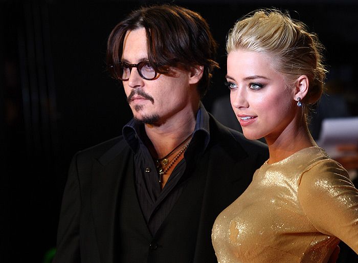 Amber Head y Johnny Depp 