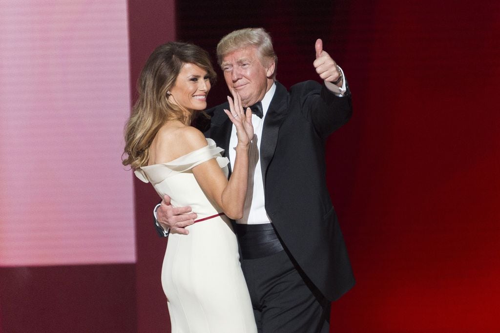 Donald y Melania Trump. 2017