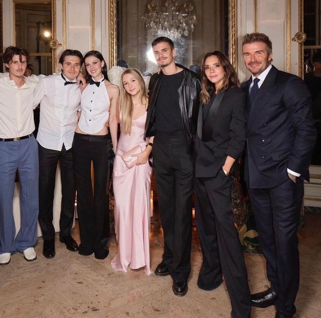 Junto a David, Victoria Beckham tiene una hermosa familia.