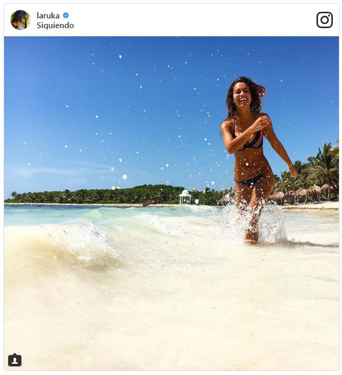 ¿Con quién se ha ido Lara Álvarez de vacaciones a la Riviera Maya?