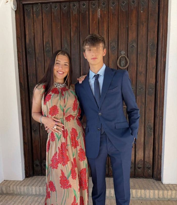 Alba Díaz y su hermano Manuel