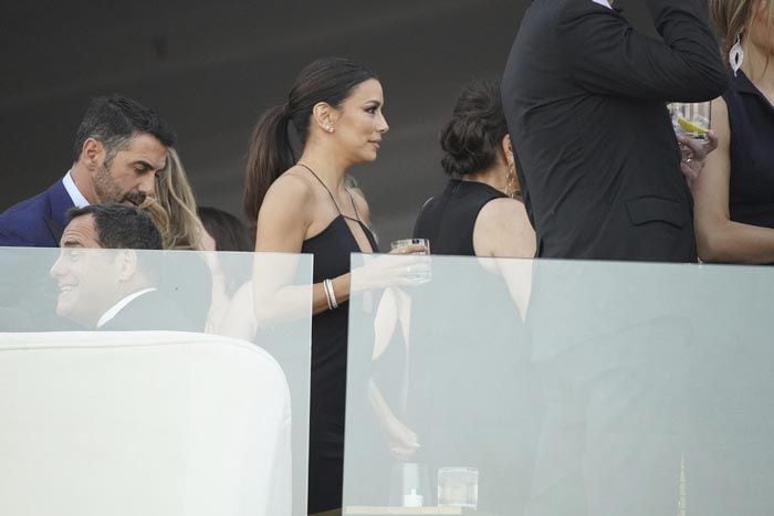 Eva Longoria en la boda de Brooklyn Beckham