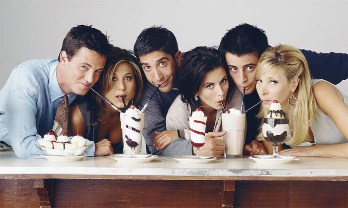 Los protagonistas de la serie 'Friends'