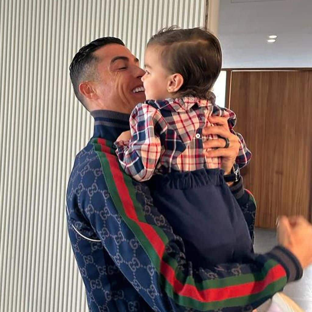 Cristiano Ronaldo y su hija Bella Esmeralda