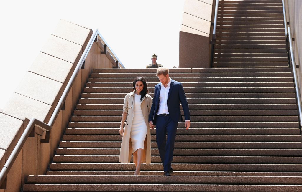 Príncipe Harry y Meghan Markle en Sidney en octubre de 2018