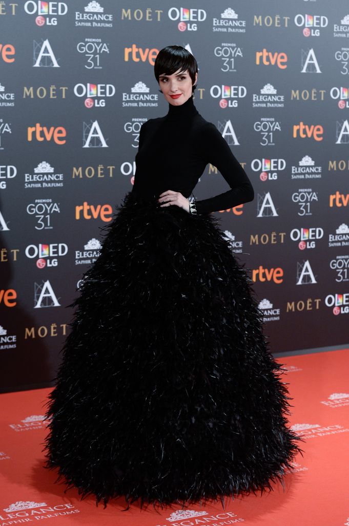 Paz Vega en los Premios Goya de 2017