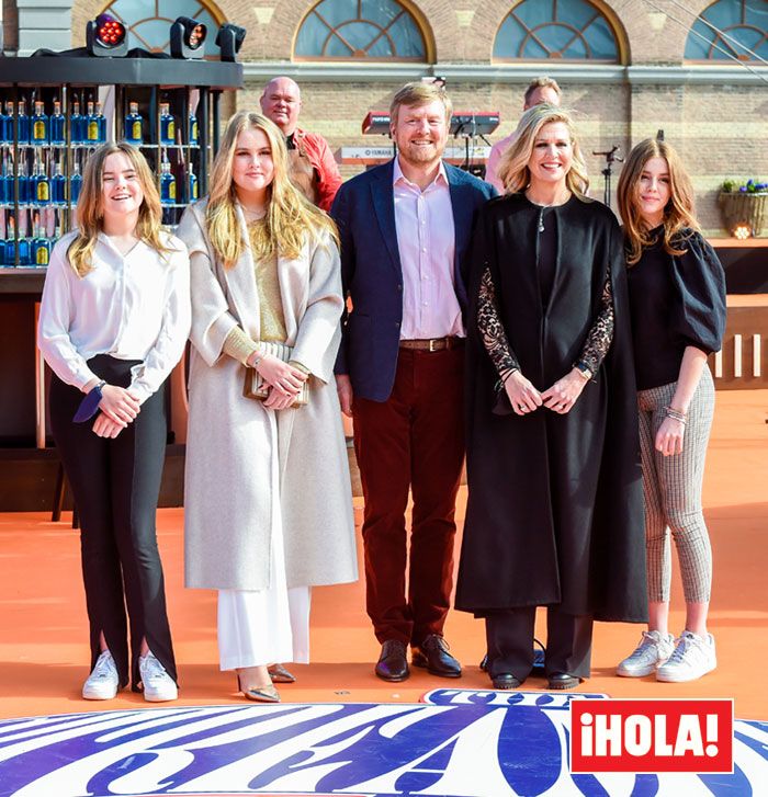 Familia real de Holanda en el Día del Rey