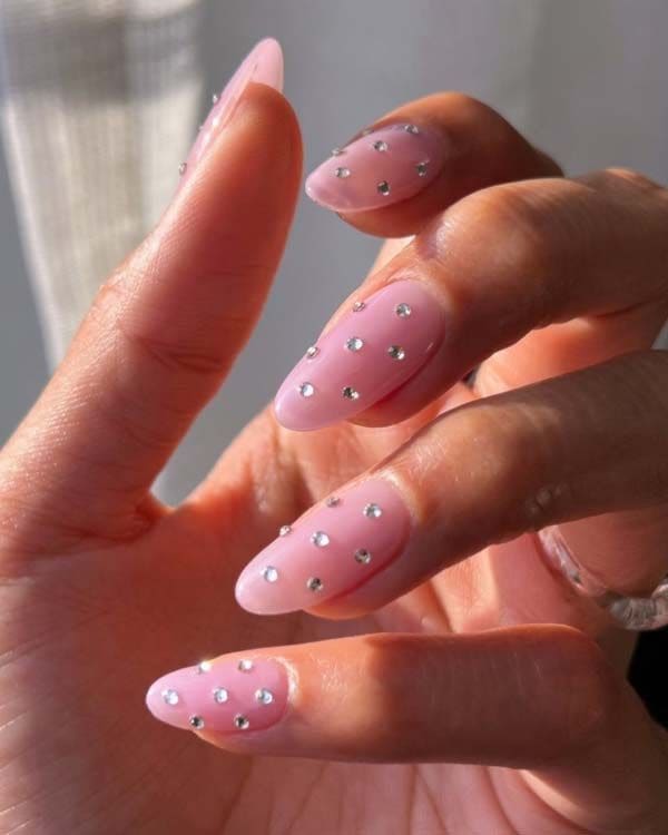 manicura rosa