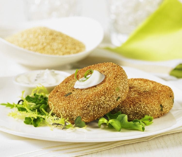 Hamburguesas de quinoa con amaranto