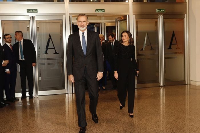 Los reyes Felipe y Letizia en el concierto In memoriam