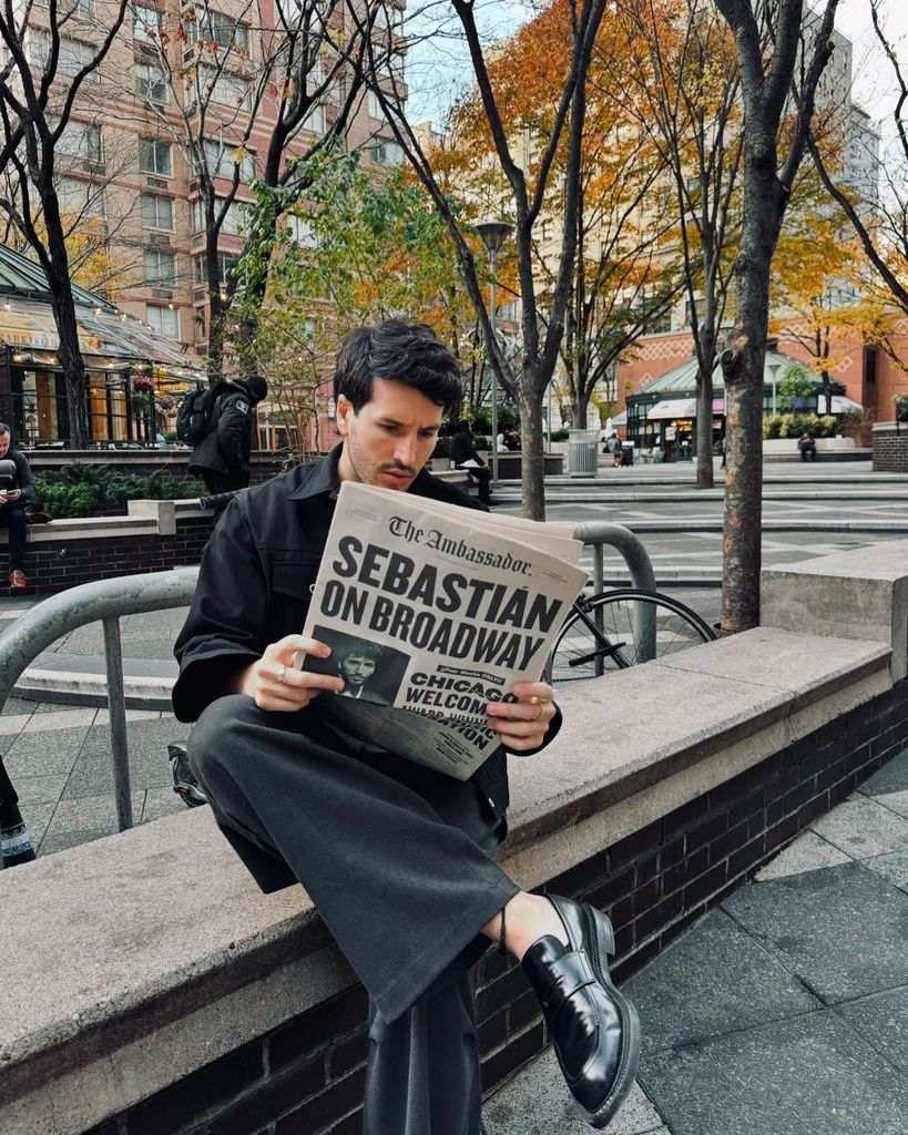 Sebastián Yatra se mostró muy emocionado por su debut en Broadway.