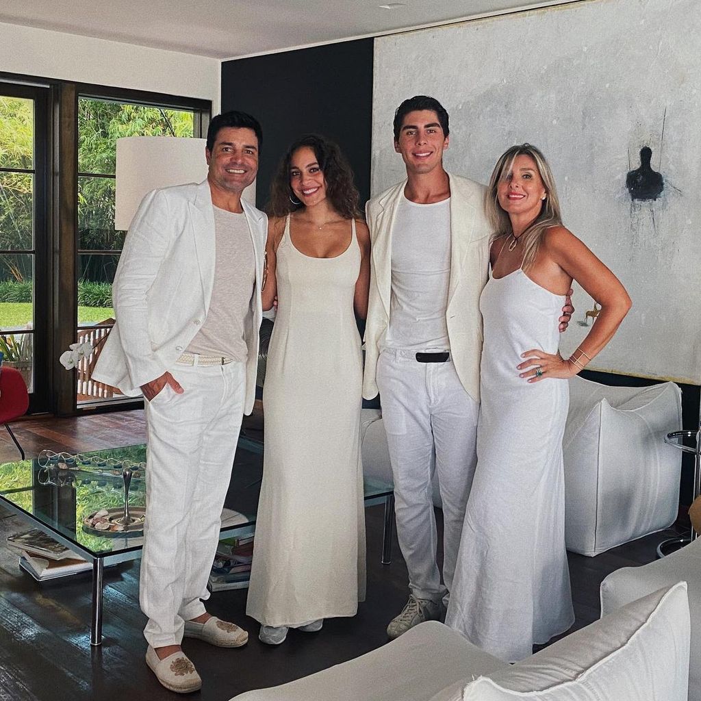 Chayanne y su familia