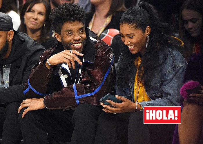 Chadwick Boseman y su novia