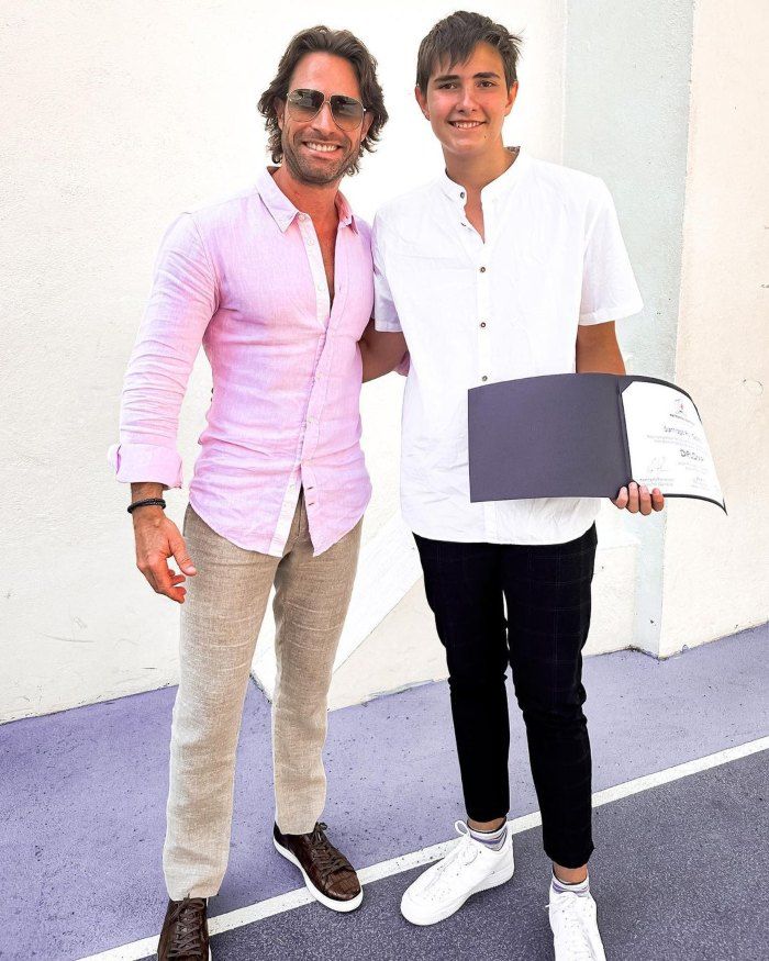 Sebastián Rulli y su hijo Santiago