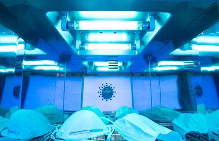 Luz UV-c virus 