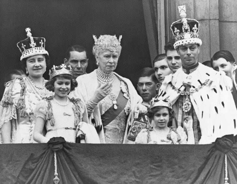 Coronación de Jorge V, padre de Isabel II 