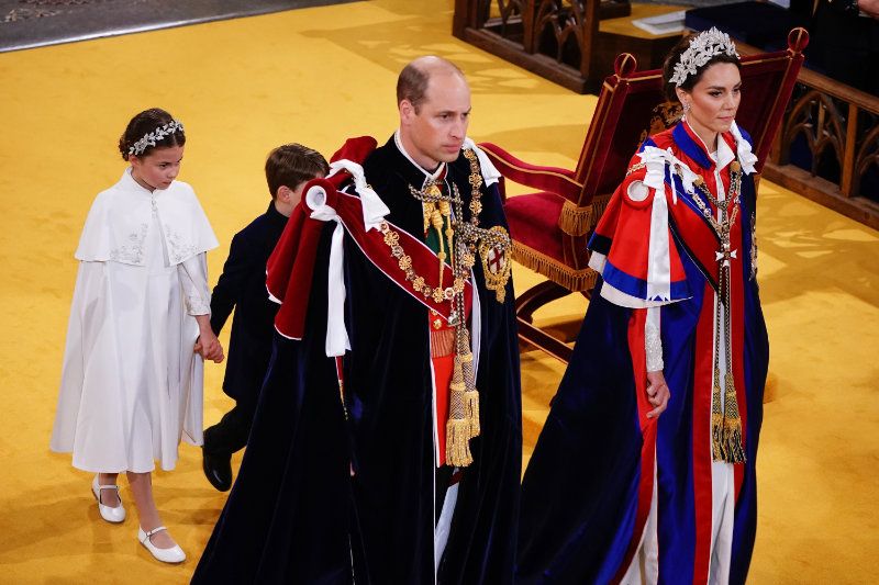 Los príncipes de Gales, Charlotte y Louis