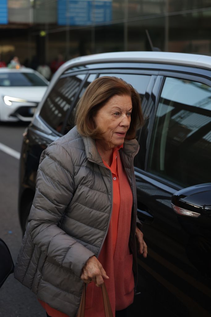 Natalia Figueroa visita a Raphael en el hospital. 18 de diciembre de 2024. Madrid