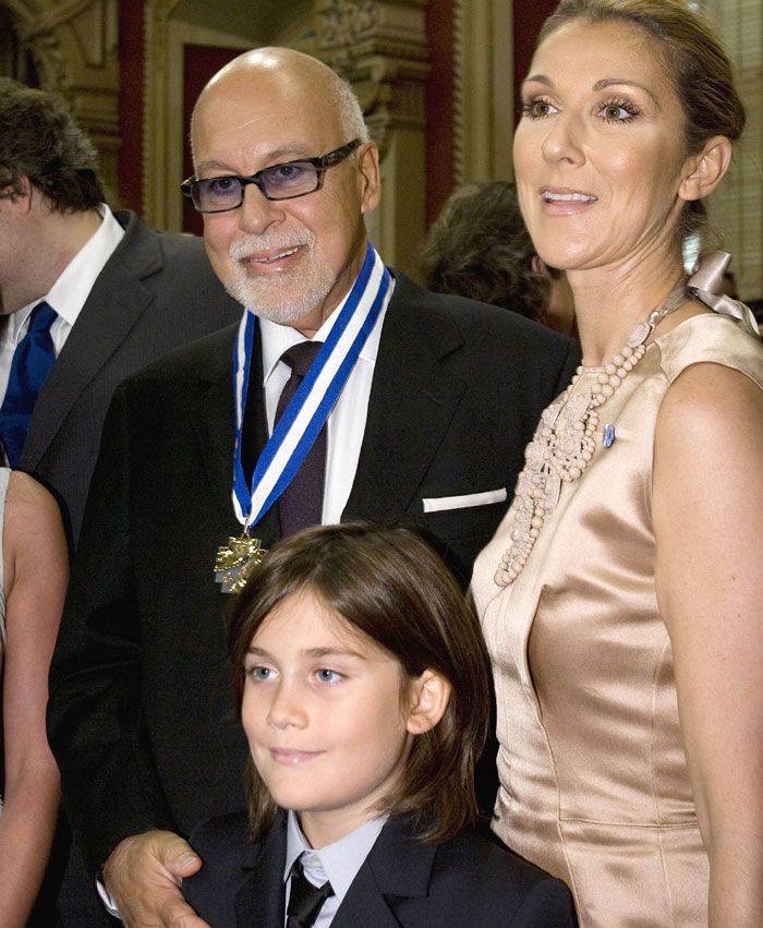 Céline y su marido en 2009 cuando René recibió la Orden Nacional de Québec, galardón que ya tenía su mujer
