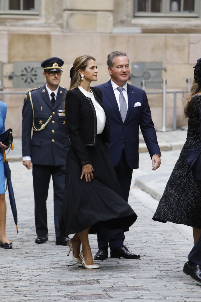 Magdalena de Suecia en la apertura del Parlamento