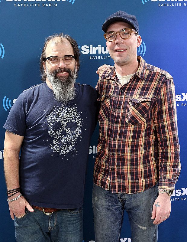 Justin Townes Earle con su padre Steve Earle