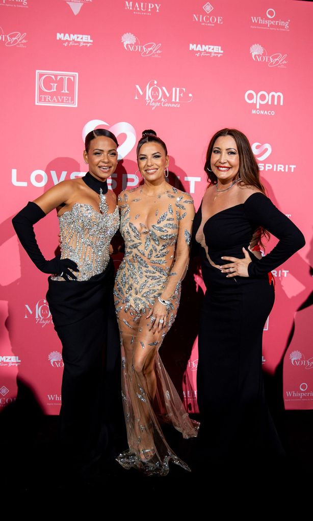 Christina Milian, Eva Longoria, María Bravo