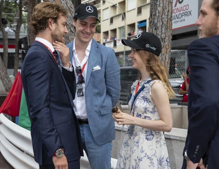 Pierre y Andrea Casiraghi con Alejandra de Hannover