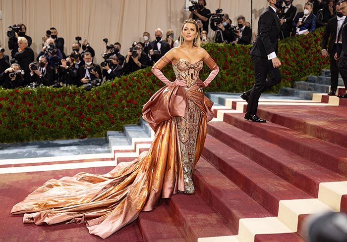 Blake Lively en 2022 en la MET Gala