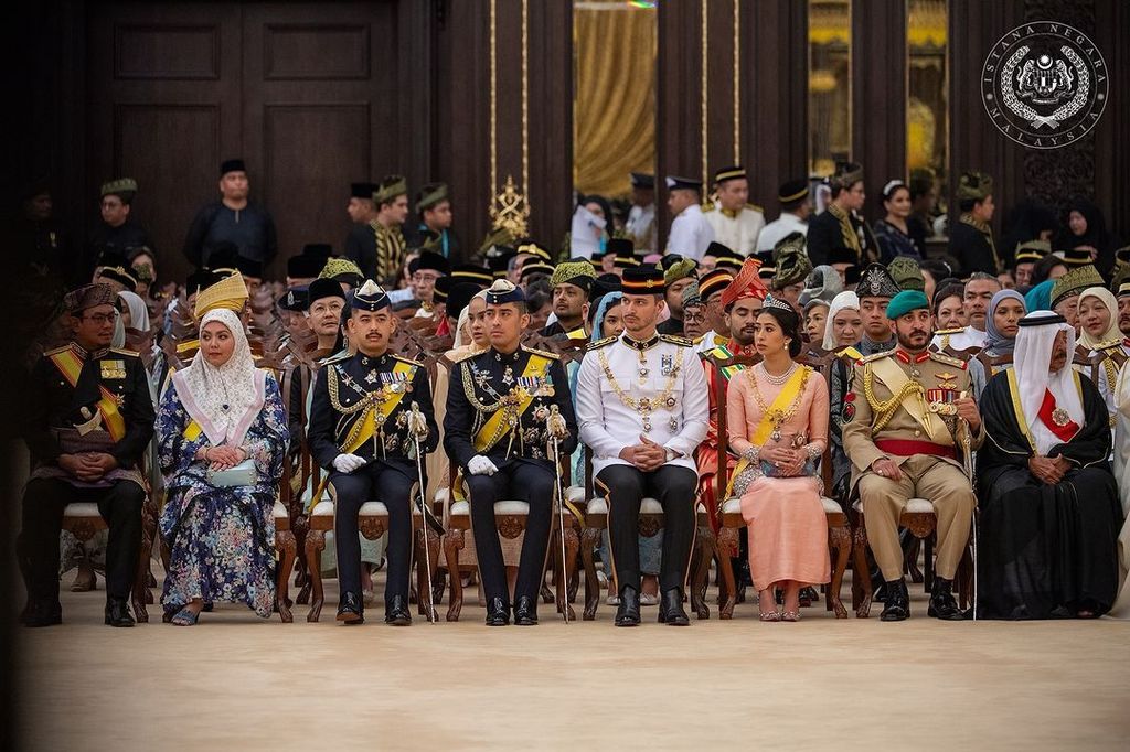 Invitados coronación rey de Malasia. Julio 2024
