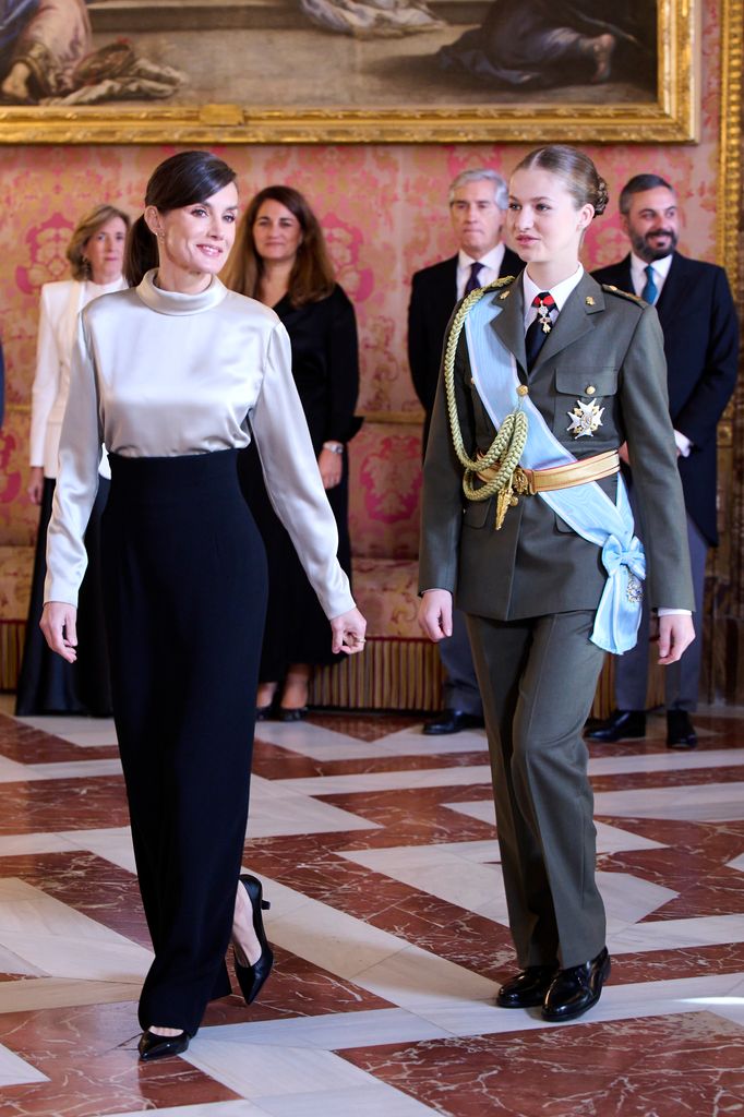 Reina Letizia Pascua Militar