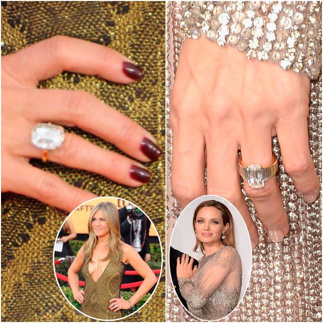 Anillos de compromiso: Jennifer y Angelina