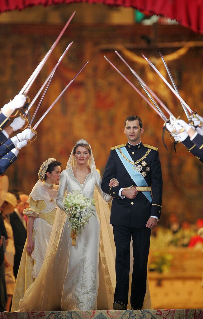 Reina Letizia y rey Felipe VI el día de su boda