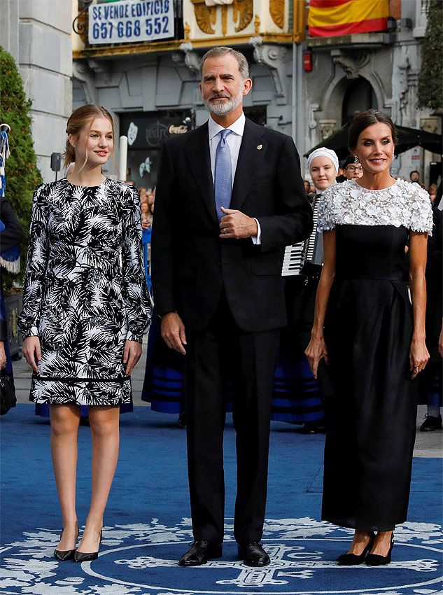 Don Felipe, doña Letizia y la princesa Leonor