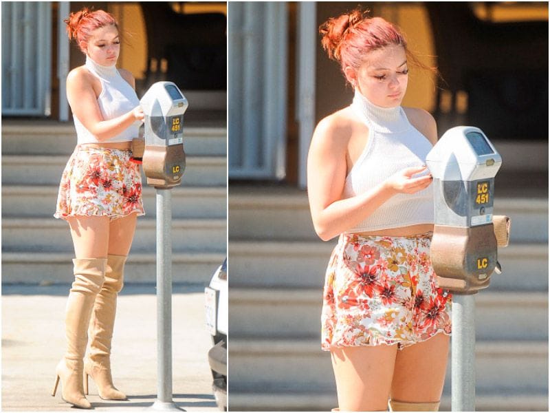 Ariel Winter look con botas