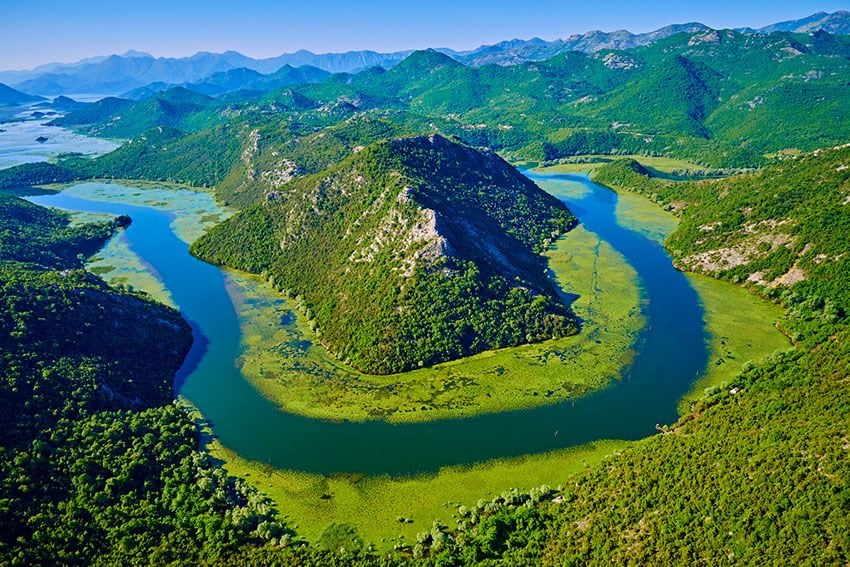 lake skadar national park montenegro