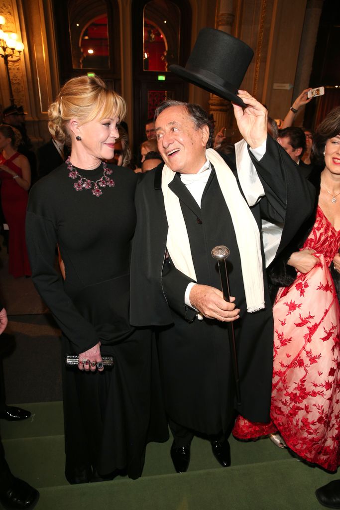  Melanie Griffith y Richard Lugner en el Baile de la Ópera de Viena en 2018  