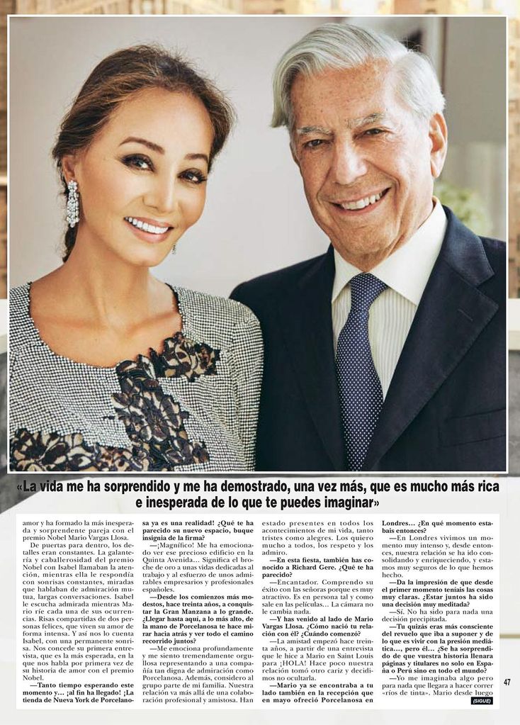 Isabel Preysler y Mario Vargas Llosa HOLA3712