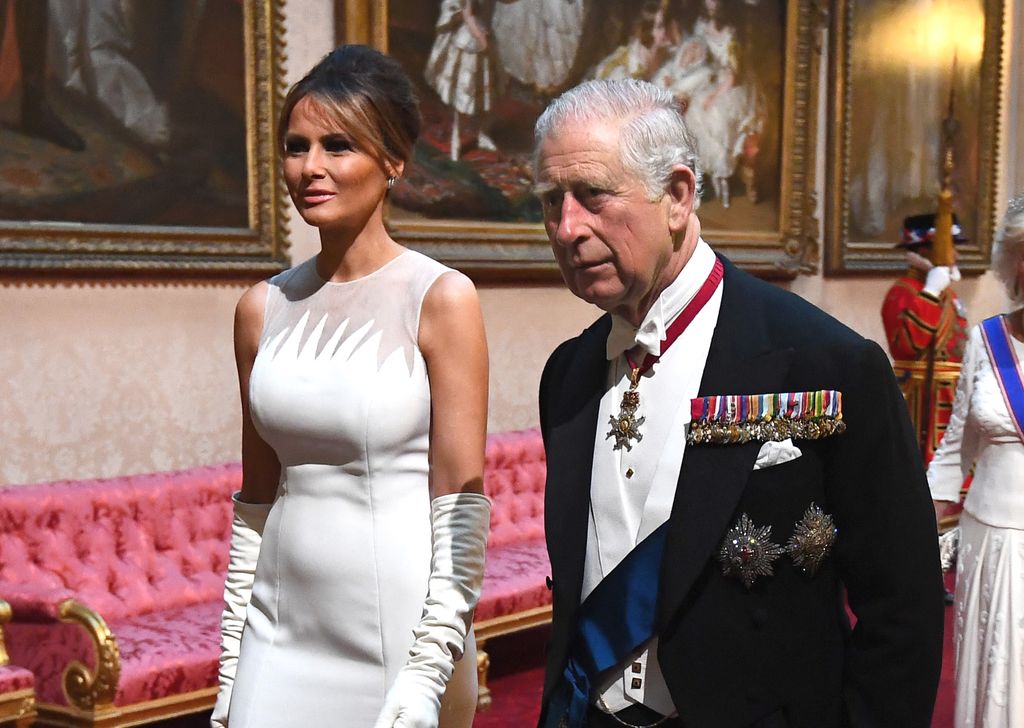 La realeza británica recibió a los Trump en viaje oficial en el 2019