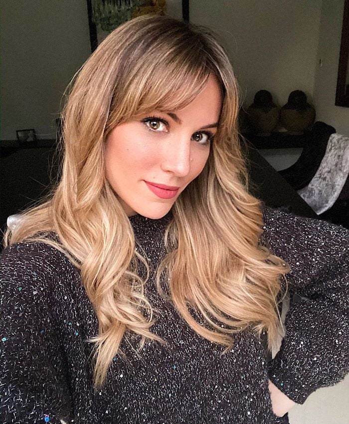 Edurne selfie casa