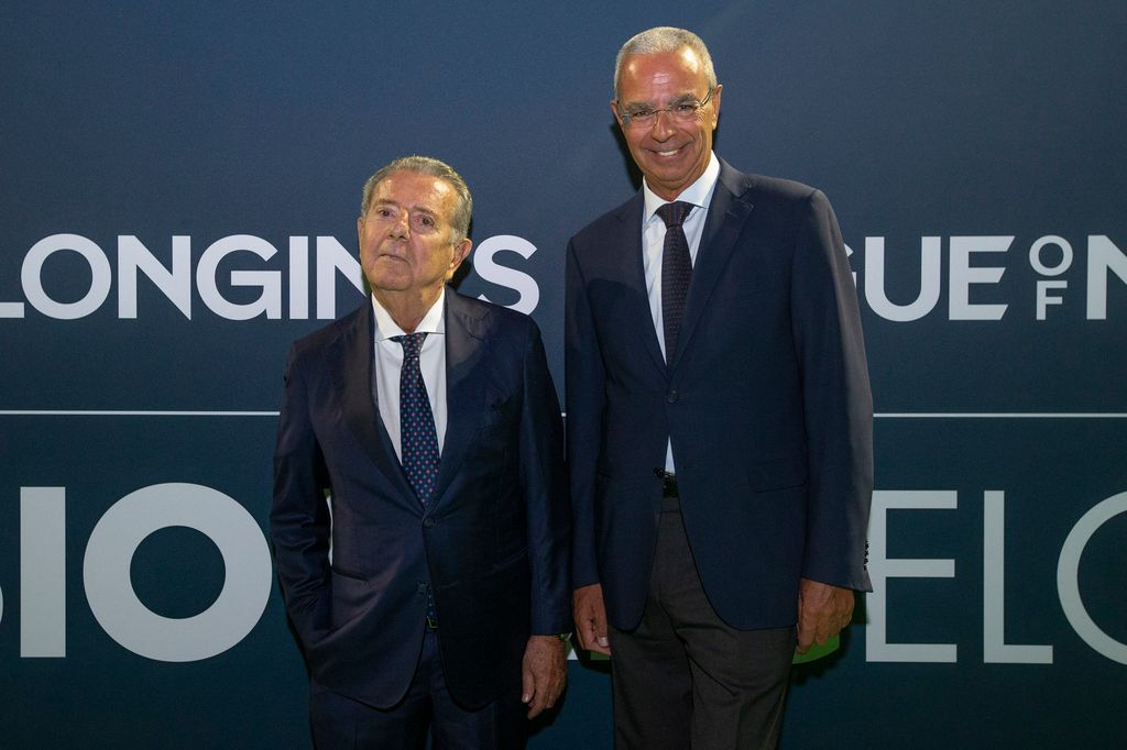 Javier Godó, Conde de Godó, junto a Santiago Mercé, presidente del CSIO Barcelona