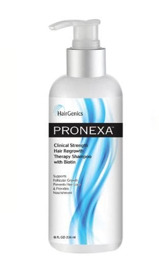 hairgenics pronexa clinical strength hair growth amp regrowth therapy shampoo with biotin