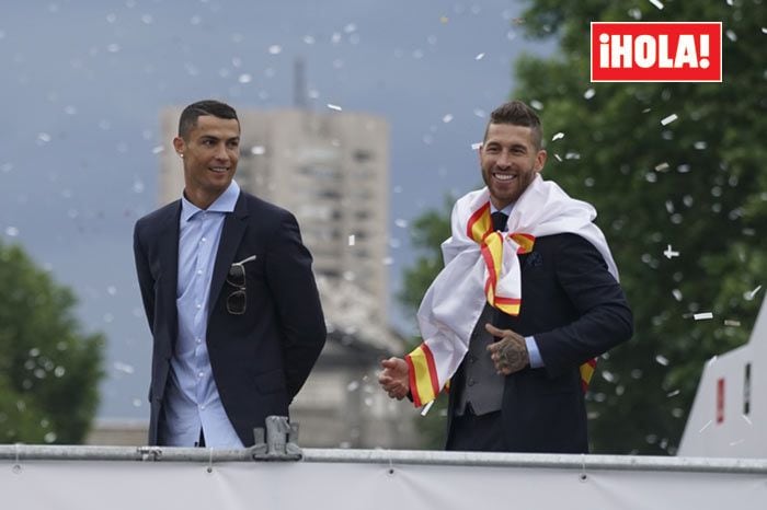 Cristiano Ronaldo se reencuentra con Sergio Ramos