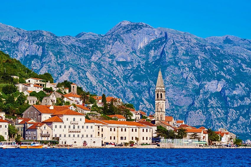 perast kotor bay montenegro